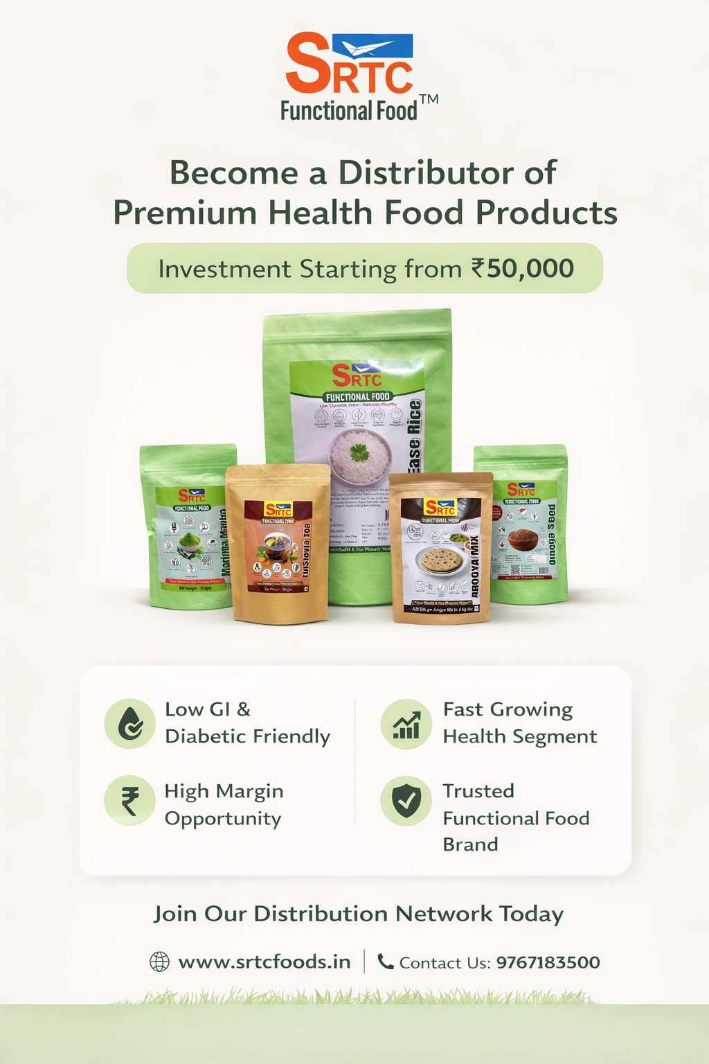 Health Food Dealership Opportunity in India | Low Investment Business | SRTC Functional Food