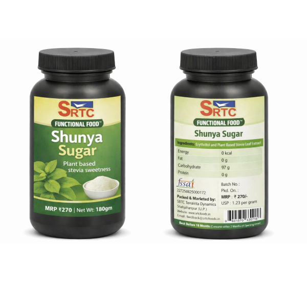 SRTC Functional Food: Shunya Sugar (Pack of 2, 180GM each)